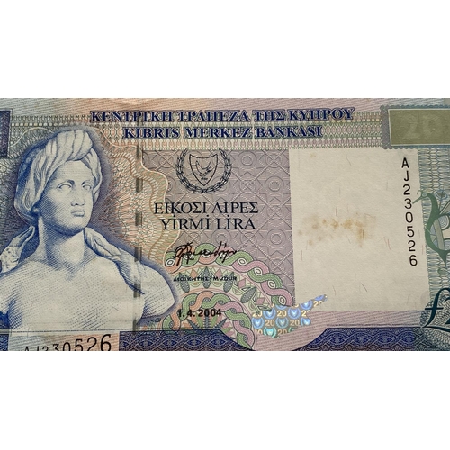 84 - Central Bank of Cyprus 2004 £20 Uncirculated Banknote