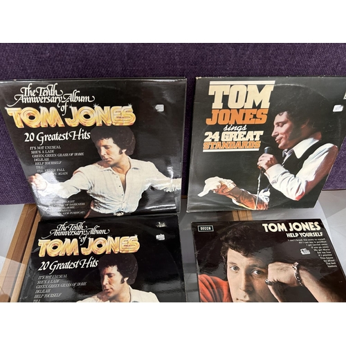 276 - Collection of 6 Vintage Tom Jones Vinyl Records 33rpm Incl. x3 Doubles