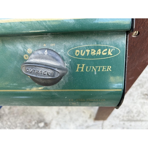 80 - Outback Hunter Outdoor Gas BBQ Grill with 3 Burners