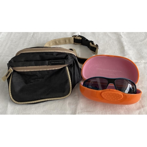 207 - Benetton Pair of Sunglasses and Waist Bag