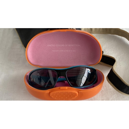 207 - Benetton Pair of Sunglasses and Waist Bag