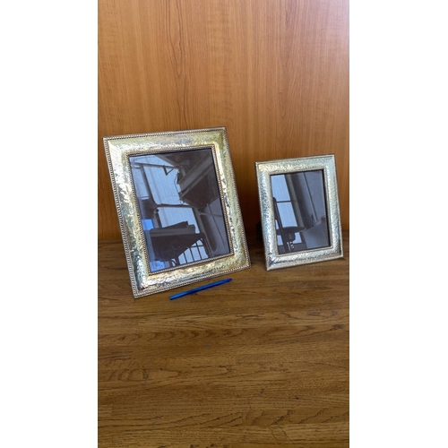 54 - x2 Vintage Silver Photo Frames