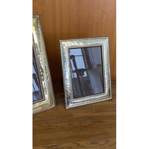 54 - x2 Vintage Silver Photo Frames