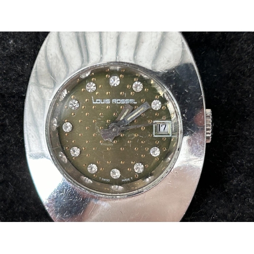 173 - Swiss Made Louis Rossel Diamond Ladies Automatic Collectable Watch - Taken Back on 27/9/2024