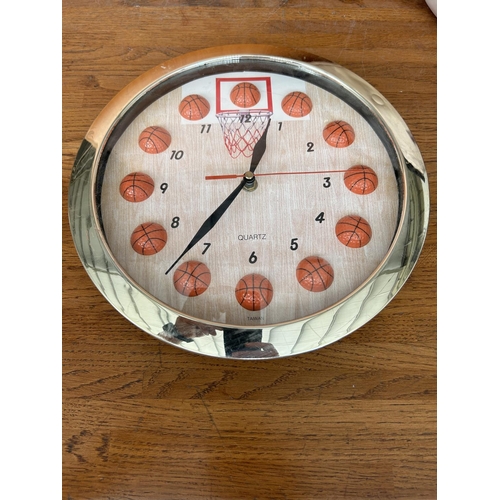 180 - Basketball Quartz Wall Clock - Taken Back on 27/9/2024