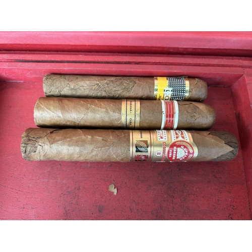 526 - x3 Cuba Cigars in Wooden Box - Taken Back on 27/9/2024