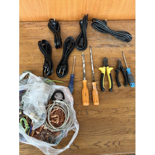 268 - Assorted Tools and Cables