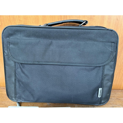 274 - Toshiba Laptop Bag and x10 Photo Album Cases