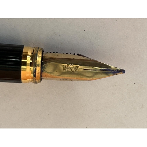 39 - St. Dupont Fountain Pen with 18k Gold Nib