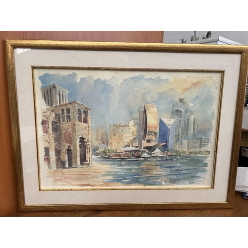 547 - J.Ali Dubai Limited Edition 18/380 Framed Print (70 x 52cm)