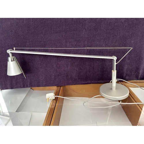 595 - 'Ikea' Adjustable Chrome Desk Lamp - Taken Back on 27/9/2024