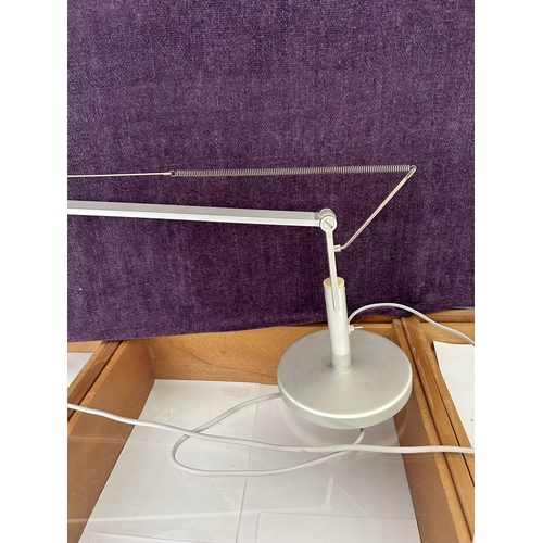 595 - 'Ikea' Adjustable Chrome Desk Lamp - Taken Back on 27/9/2024