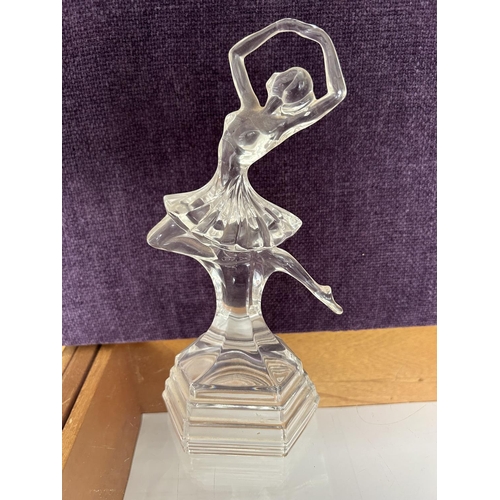 600 - Ballerina Girl Crystal Figure (27cm H.)