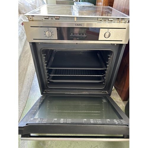 601 - AEG Competence Electric Build-In Oven and 4-Burner Hob (59 W. x 54 D. x 60cm H.) Untested