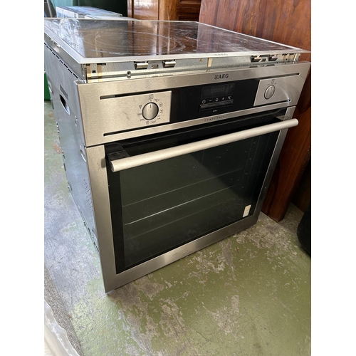 601 - AEG Competence Electric Build-In Oven and 4-Burner Hob (59 W. x 54 D. x 60cm H.) Untested