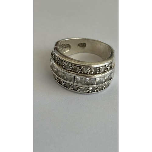 602 - x3 Silver 925 Fashion Rings (A/F)