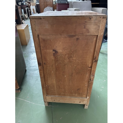 634 - Art Deco Antique Walnut Night Stand (34 W. x 41 D. x 68cm H.) - Taken Back on 12/10/2024