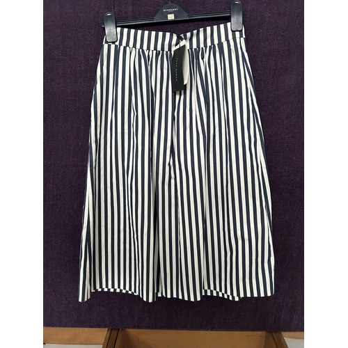 640 - Zara Woman Blue & White Skirt Size M (Unused)