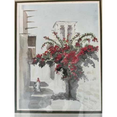 653 - Maian Ball Watercolor Limited Edition 47/500 Framed Print (56 x 69cm)