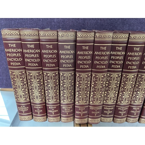 663 - 'The American Peoples Encyclopedia' 20-Volume in English