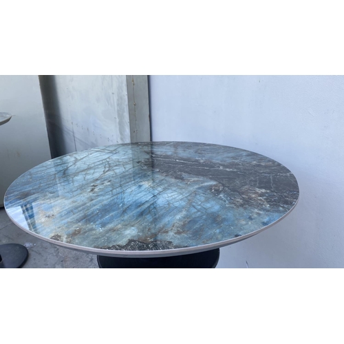 294B - Bar High Table with Marble Like Top (156cm H.)