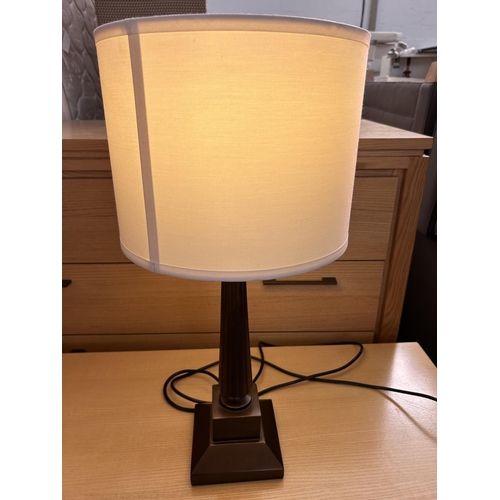 6 - Trinity Lighting Inc. USA Wooden Mayfair B Color Table Lamp - Code AM6894R