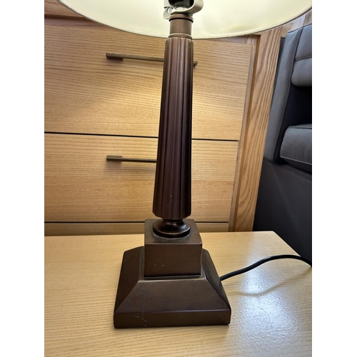 7 - Trinity Lighting Inc. USA Wooden Mayfair B Color Table Lamp - Code AM6897P