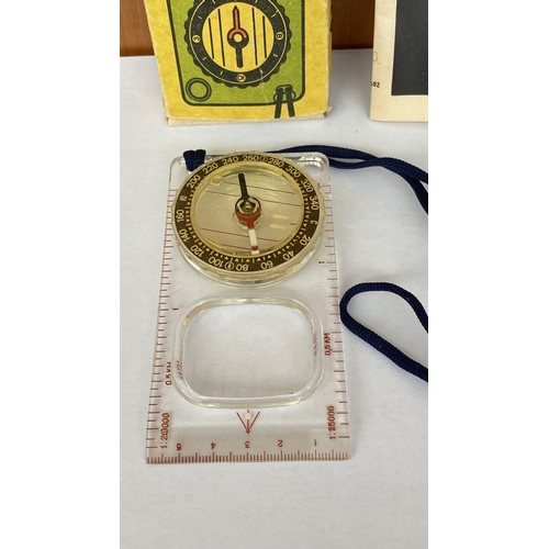 256 - Vintage Russian Compass in Original Box (Unused)