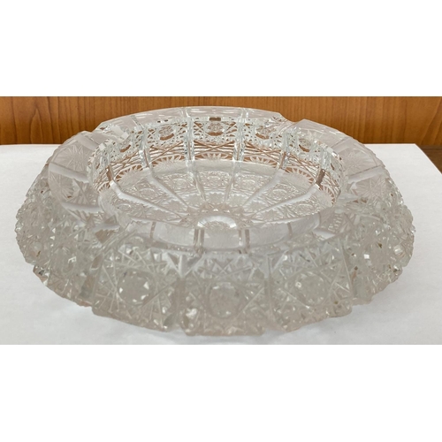 259 - Bohemian Heavy Crystal Ashtray