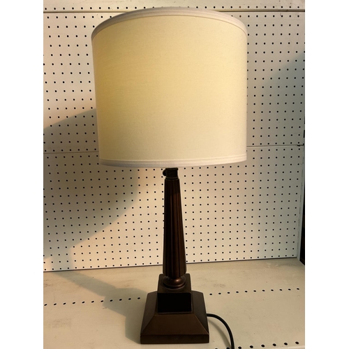 155 - Trinity Lighting Inc. USA Wooden Mayfair B Color Table Lamp - Code AM6894S