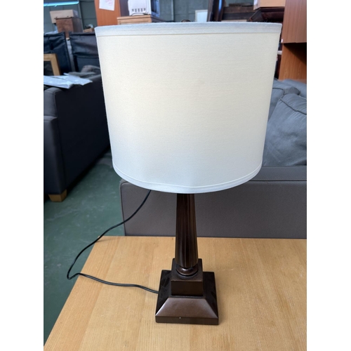 249 - Trinity Lighting Inc. USA Wooden Mayfair B Color Table Lamp - Code AM6885W