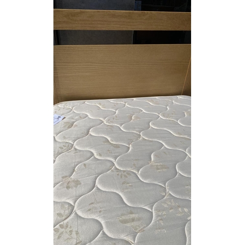 81 - American Ottoman Single Bed with Storage Underneath and Restonic Hazelwood Supreme Mattress - Code A... 