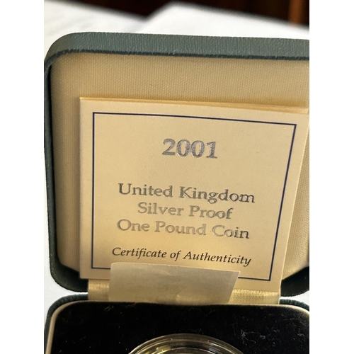 312 - UK 2001 Silver Proof Coin