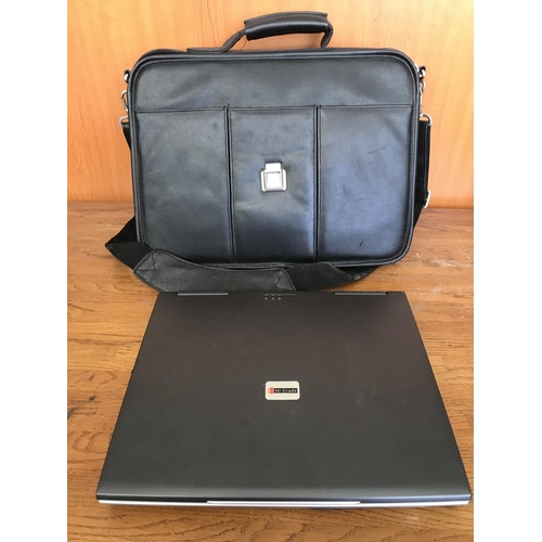 221 - Hi Grade HS2141 Laptop in Case, Early 2000's Model