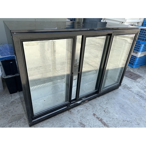 52 - Cool Head BBC-330S 3-Sliding Doors Back Bar Chiller