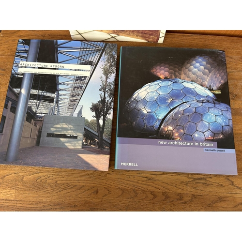 172 - Collection of 3 Architecture Books: New Hotel Design Published by Laurence King, Architecture Reborn... 