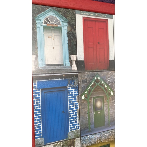 309 - Doors of Ireland Large Poster with Colorful Various Designs Doors (58 x 90cm)