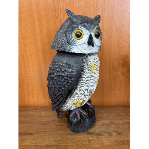 60 - Owl Bird Repellent Figure with Revolving Head (40cm H.)