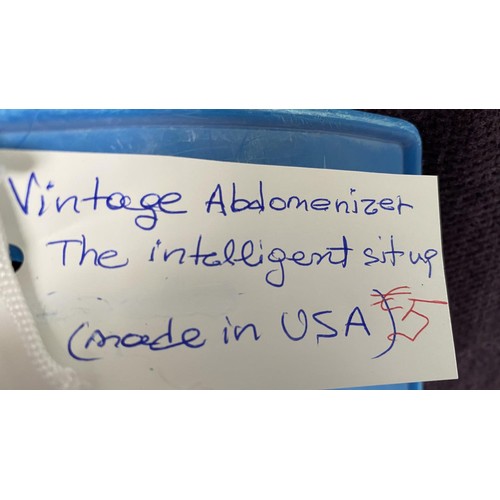 301 - 'The Abdominizer' Vintage Intelligent Sit Up Abdominal Exerciser Made in USA - Taken Back on 7/10/20... 