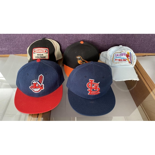 47 - Collection of 5 Baseball Caps (Unused)