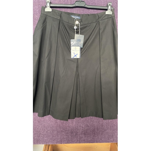 93 - Aquascutum London Black Kada Shorts Size 16 (Unused)