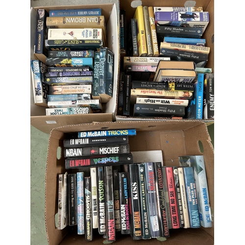 331 - x3 Boxes of Fiction Books