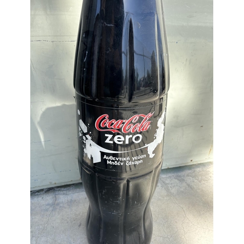 366 - Collectible Big Coca-Cola Zero Plastic Bottle (100cm H.)