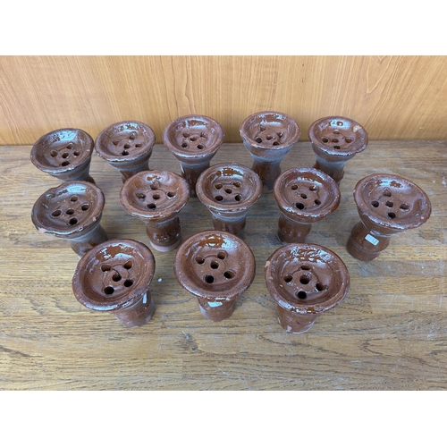 536 - Qty of Clay Nargile Shisha Pipe Tops