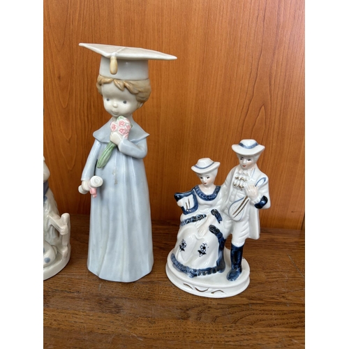 118 - Collection of 4 Vintage Porcelain Figurines