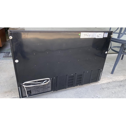 175 - Cool Head 3-Sliding Door Back Bar Chiller Model BBC 330S (135 W. x 52 D. x 90cm H.)