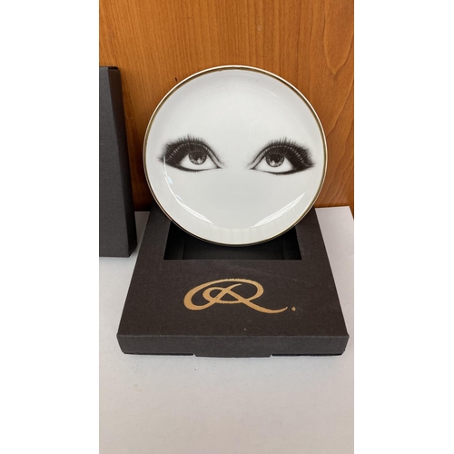 403 - x2 Rory Dobner 'Looking Up Eyes' Fine Bone China Coasters