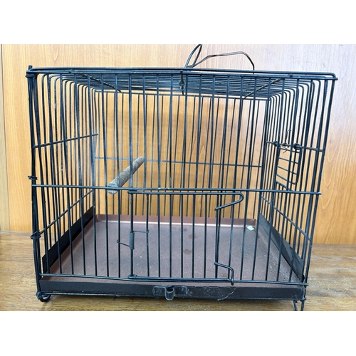 106 - Vintage Metal Bird Cage