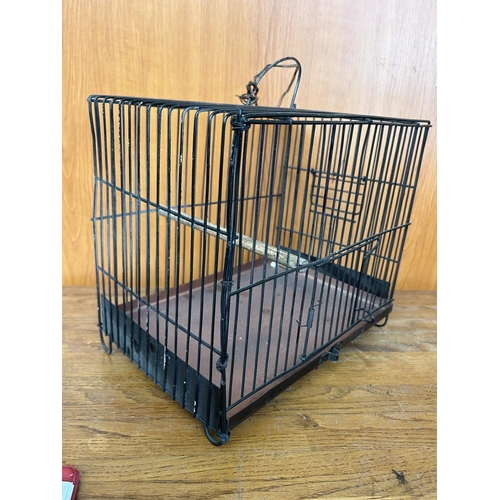 106 - Vintage Metal Bird Cage