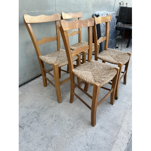 480 - x4 Traditional Cyprus Coffee Shop Woven Chairs